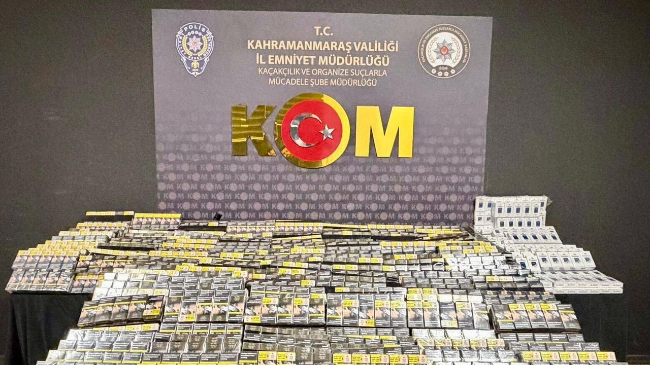 Kahramanmaraş’ta Kaçak Tütün Ticareti Darbe Yedi!