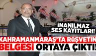 Kahramanmaraş'ta rüşvet