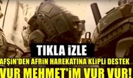 Kahramanmaraş'ta Afrin Harekatına Klipli destek