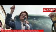 Meral Akşener'den Kahramanmaraş  Afşin, Göksun ve Elbistan'da miting gibi esnaf ziyareti