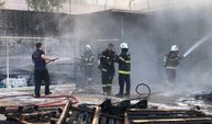 Kahramanmaraş'ta Market Deposunda Korkutan Yangın!