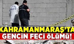 Kahramanmaraş'ta 9.kattan düşen genç öldü!