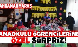 Kahramanmaraş'ta anaokulu öğrencilerine sürpriz!