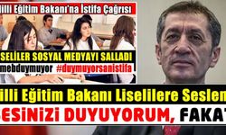 Milli Eğitim Bakanı Ziya Selçuk'tan liselilere yüz yüze eğitim ve sınav açıklaması