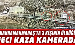 Kahramanmaraş’ta ambulans ile otomobilin çarpıştığı feci kaza kamerada