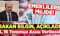 Bakan Bilgin, emeklilerin bayram ikramiyesi tarihlerini açıkladı!
