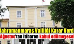 Kahramanmaraş Valiliği Karantina Yurtlarını Teslim Ediyor