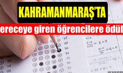 Kahramanmaraş'ta YKS'de derece yapan öğrencilere ödül verildi!