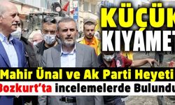 Mahir Ünal ve Ak parti heyeti Bozkurt'ta incelemelerde bulundu