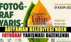 Adıyaman Belediyesi'nden fotoğraf yarışması!