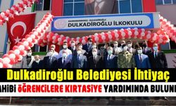 Dulkadiroğlu Belediyesi ihtiyaç sahibi öğrencileri unutmadı!