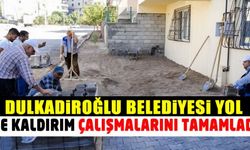 Dulkadiroğlu Belediyesi kaldırım ve yol çalışmalarını tamamladı