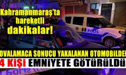 Kahramanmaraş'ta kovalamaca sonucu durdurulan otomobilde uyuşturucu ele geçirildi!