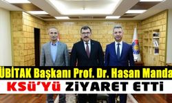 TÜBİTAK Başkanı Mandal, KSÜ'ye ziyaretten bulundu!