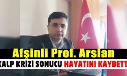 Afşinli Prof. Dr. Ali Arslan kalp krizi nedeniyle öldü!