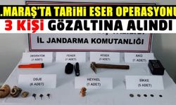 Kahramanmaraş'ta denetimlerde Roma dönemine ait tarihi eser bulundu!