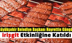 Kahramanmaraş Büyükşehir Belediye Başkanı Hayrettin Güngör, irişgit etkinliğine katıldı