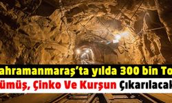Kahramanmaraş'ta yılda 300 bin ton gümüş, çinko ve kurşun çıkarılacak