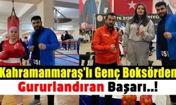 Kahramanmaraş’ta bir ilk yaşandı! Bayan Boks’çu Türkiye 3.sü oldu