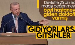 Cumhurbaşkanı Erdoğan'dan, 'Gidiyorlarsa gitsinler!'
