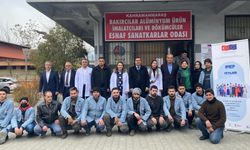 Kahramanmaraş İl Millî Eğitim Müdürü Yusuf Kahraman El Halat İmalat Elemanı Kursu'nu ziyaret etti
