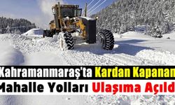 Kahramanmaraş'ta 112 kırsal mahalle yolu ulaşıma açıldı