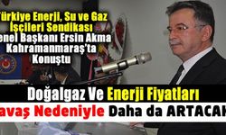 TES-İŞ Sendikası Genel Başkanı Ersin Akma: Enerji üretimi ithal kömür ve doğal gazdan sağlandığı için ucuza elektrik mümkün değil