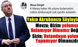 Hayrettin Güngör'ün akrabalarından Haber46'ya iftira! Yolunu bulamayan Haber46 değil Kahramanmaraş