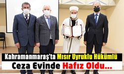 Kahramanmaraş'ta Cezaevinde Hafız Olan Hükümlüye İcazet Töreni Düzenlendi