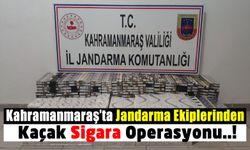 Kahramanmaraş'ta Arama Yapılan Bir Araçtan 2 bin 600 Adet Kaçak Sigara Ele Geçirildi!