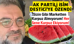 Ak Partili isimden karpuz önerisi: Marketten almıyorum karpuz ekiyorum