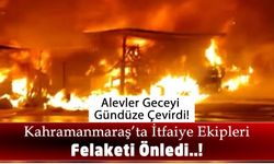 Kahramanmaraş'ta Akaryakıt İstasyonu Yakınında Yangın Çıktı! Felaketin Eşiğinden Dönüldü!