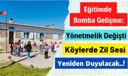Eğitimde Flaş Gelişme: Köy Okulları Yeniden Açılıyor, Taşımalı Eğitim Sona Eriyor!