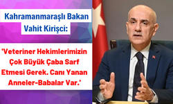 Kahramanmaraşlı Bakan Kirişci: 'Sokak hayvanları gündemde tutulması gereken bir konu'