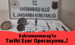 Kahramanmaraş’ta Tarihi Eser Operasyonunda 4 Kişi Gözaltına Alındı!
