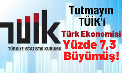 TUİK'e Göre Türkiye Ekonomisi Yüzde 7,3 Büyümüş!
