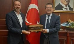Sami Kervancıoğlu, Kahramanmaraşlı Bakan Yardımcısı Nihat Pakdil’i Makamında Ziyaret Etti