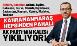 Kahramanmaraş'ın 30 büyükşehir arasında en pahalı toplu ulaşım sunan illerin başında geldiği öğrenildi