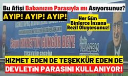 Kahramanmaraş'ı Türkiye'ye mahcup eden Hayrettin Güngör'e teşekkür afişi tepki topluyor