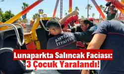 Antalya'da Lunaparkta Korku Dolu Anlar! Salıncak Platformdan Çıktı!