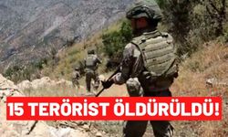 MSB Duyurdu: 2’si Üst Düzey Yönetici 15 Terörist Öldürüldü!