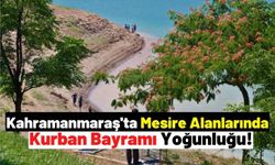 Kahramanmaraşlı Vatandaşlar Bayramda Menzelet Mesire Alanı'na Akın Etti