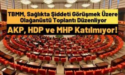 TBMM Sağlıkta Şiddet İçin Olağanüstü Toplanacak Fakat AKP, HDP ve MHP Katılmayacak!
