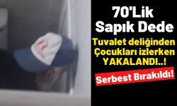 Mide Bulandıran Görüntü: Yaşlı Adam Tuvalet Deliğinden Küçük Çocuğu İzleyerek Mastürbasyon Yaptı!