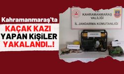 Kahramanmaraş'ta Kaçak Kazı Yapan 3 Kişi Gözaltına Alındı!