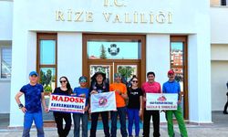 Kahramanmaraş'tan 5 Dağcı Rize'de Verçenik Dağı'nın Zirvesine Tırmandı!