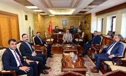 Kahramanmaraş'ta Kurum Müdürlerinden KSÜ Rektörü Prof. Dr. Yasım'a Hayırlı Olsun Ziyareti!