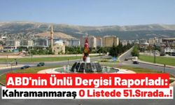 Kahramanmaraş, Türkiye'nin En Yaşanabilir Şehirleri Listesinde 51. Sırada!