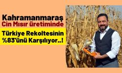 Başkan Mehmet Gürbüz: 'Cin mısırında Türkiye rekoltesinin yüzde 83'ünü Elbistan karşılıyor'