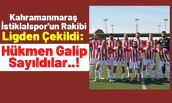 Rakibi Ligden Çekilen Kahramanmaraş İstiklalspor, 3-0 Galip Sayıldı!